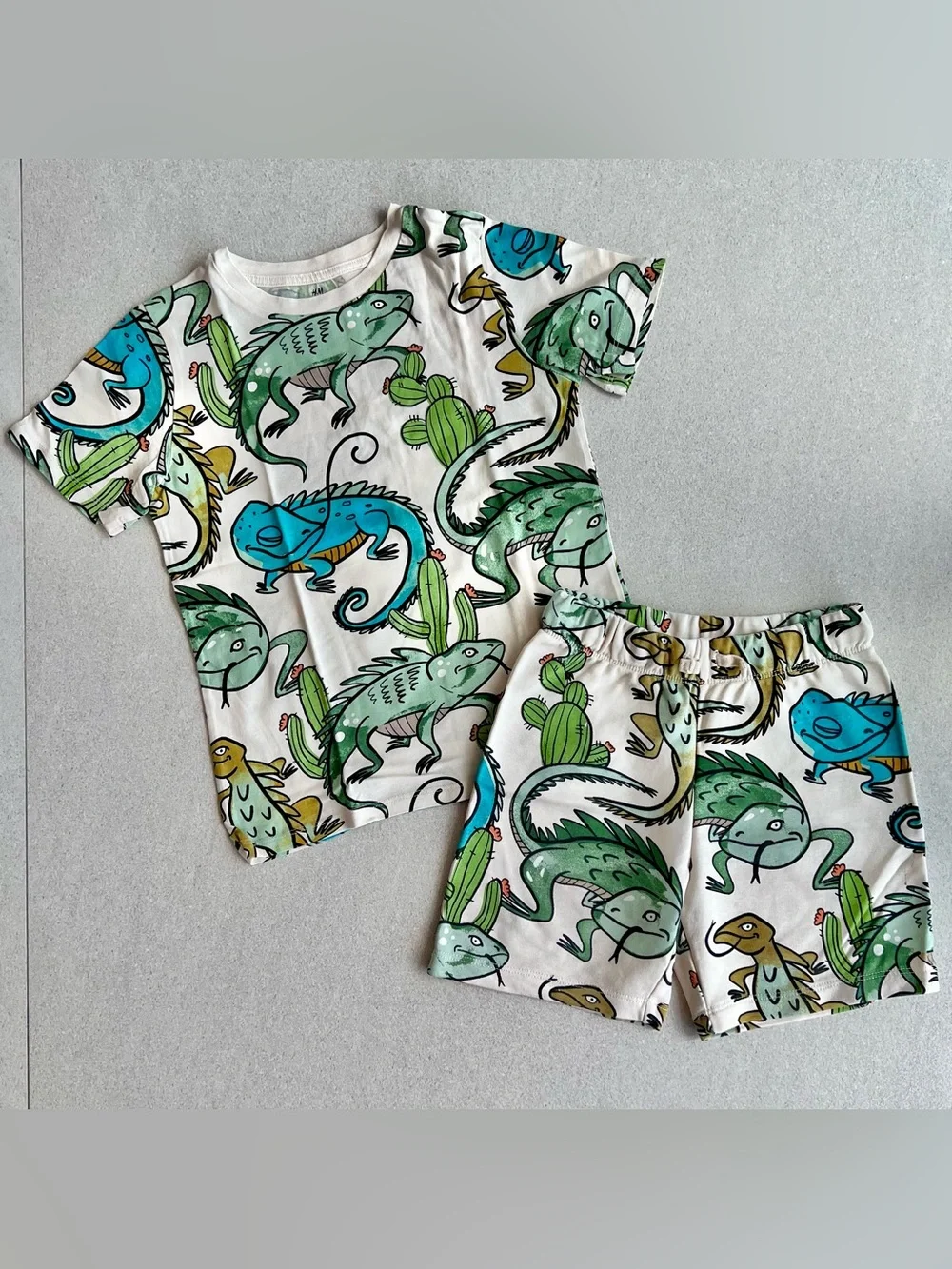 Boy clothes bundle: 3 sets of matching t-shirts & shorts